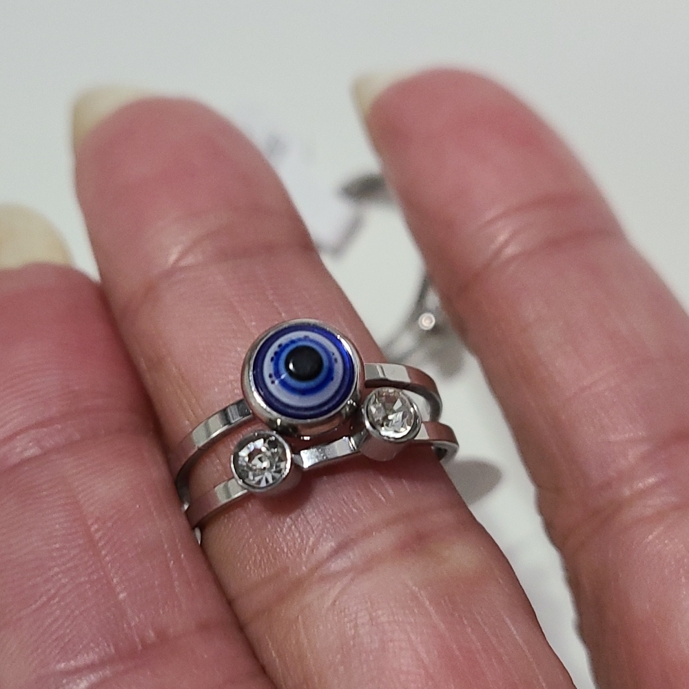 EVIL EYE RINGS - Picture 7 of 9